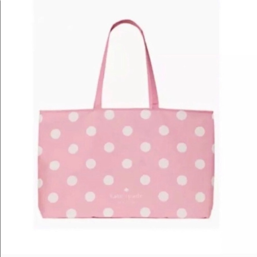 Kate Spade Large Canvas Shopper Tote